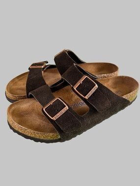 Birkenstock Arizona Brown Suede Sandals Size 44 Men’s EU 11